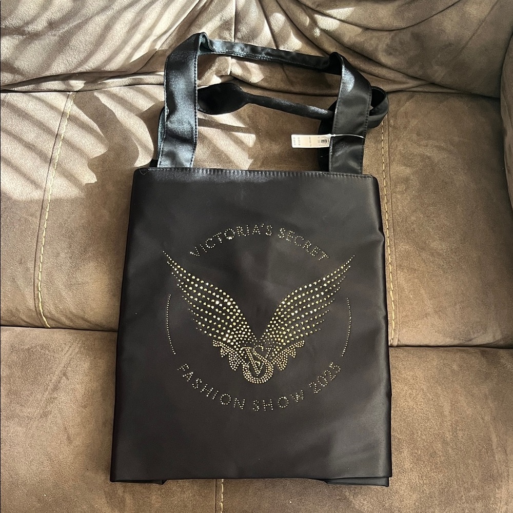 Victoria's Secret Black and Gold Fashion Show Tote